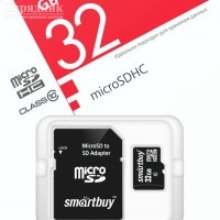   MicroSDHC 32 Gb SmartBuy class 10 UHS-I / SB32GBSDCL10-01 - Zk -    ,   