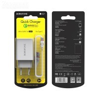  USB +  Type-C BOROFONE BA21 set  - Zk -    ,   