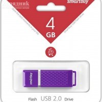 USB флеш накопитель 4 Gb SmartBuy Quartz Violet SB4GBQZ-V - Zарядниk - Всё для сотовых телефонов, аксессуары и ремонт