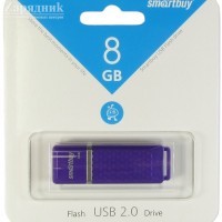 USB   8 Gb SmartBuy Quartz Violet SB8GBQZ-V - Zk -    ,   