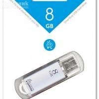 USB   8 Gb SmartBuy V-Cut Silver SB8GBVC-S - Zk -    ,   