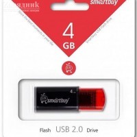 USB флеш накопитель 4 Gb SmartBuy Click Black SB4GBCL-K - Zарядниk - Всё для сотовых телефонов, аксессуары и ремонт