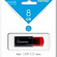 USB флеш накопитель 8 Gb SmartBuy Click Black SB8GBCL-K - Zарядниk - Всё для сотовых телефонов, аксессуары и ремонт