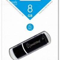 USB   8 Gb SmartBuy Crown Black SB8GBCRW-K - Zk -    ,   