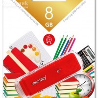 USB   8 Gb SmartBuy Dock Red SB8GBDK-R - Zk -    ,   