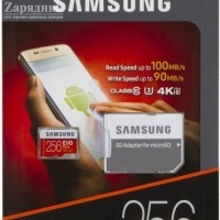   MicroSDXC_256 Gb Samsung EVO PLUS 100Mb/s MB-MC256GA/RU / Read 100Mb/s / Write 90mb/s - Zk -    ,   