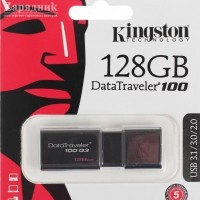 USB  _128 Gb Kingston DataTraveler 100 G3 USB 3.0 / DT100G3/128GB  - Zk -    ,   