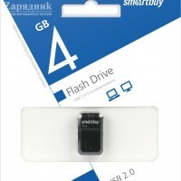 USB флеш накопитель 4 Gb SmartBuy ART Black SB4GBAK - Zарядниk - Всё для сотовых телефонов, аксессуары и ремонт