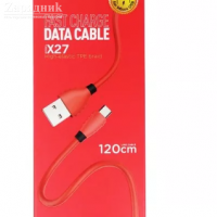 Кабель USB micro USB HOCO X27  (красный) 1.2 метр - Zарядниk - Всё для сотовых телефонов, аксессуары и ремонт